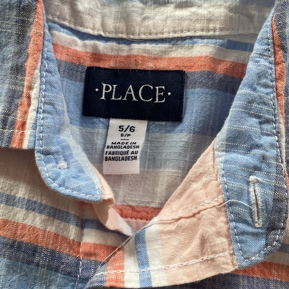 Bundle of 2 Boys’ Button Down Shirts Size 5 - Picture 7 of 9